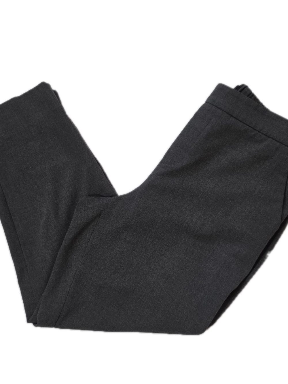 Banana Republic Pants Womens 10 Gray Solid Dress Pants Twill Pull On Pockets
